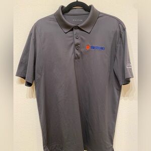 Suzuki polo, large, charcoal/gray